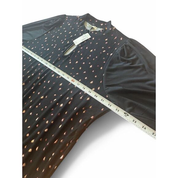 Maurice's Women’s US 1X Key Front Mesh Long Sleeve Blouse New W Tag - Picture 5 of 9